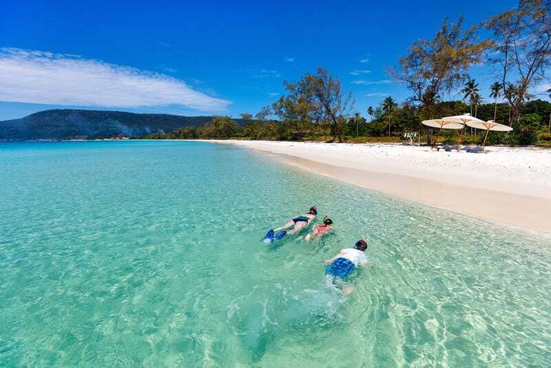 plage à cambodge