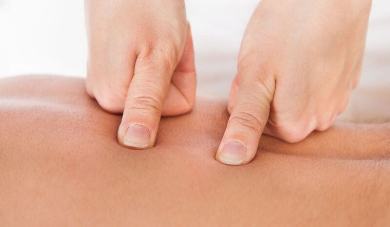 Le massage d''acupression 
