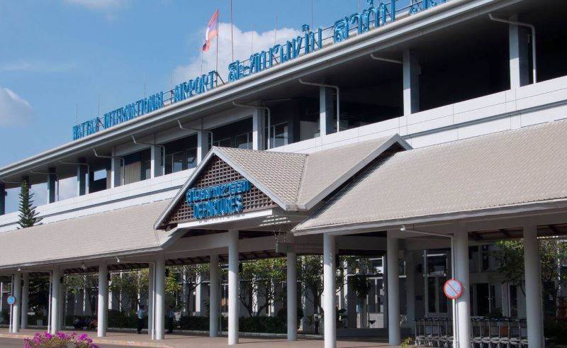 Terminal de l''aéroport international Wattay Vientiane Laos