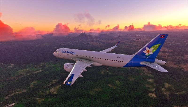 Laos Airlines est très appréciée en tant que compagnie aérienne au Laos