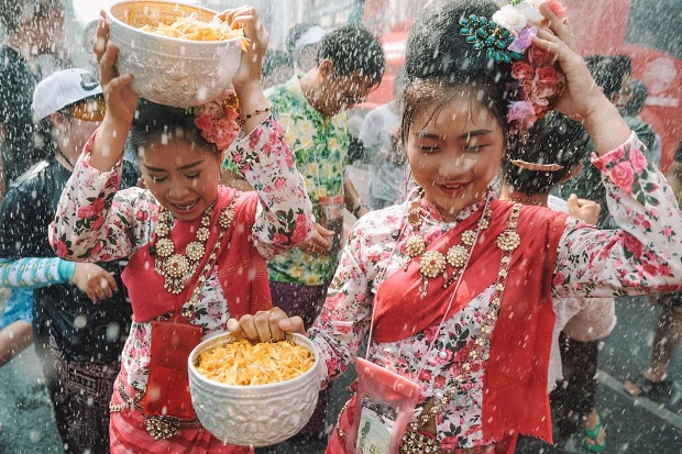 les participants de songkran