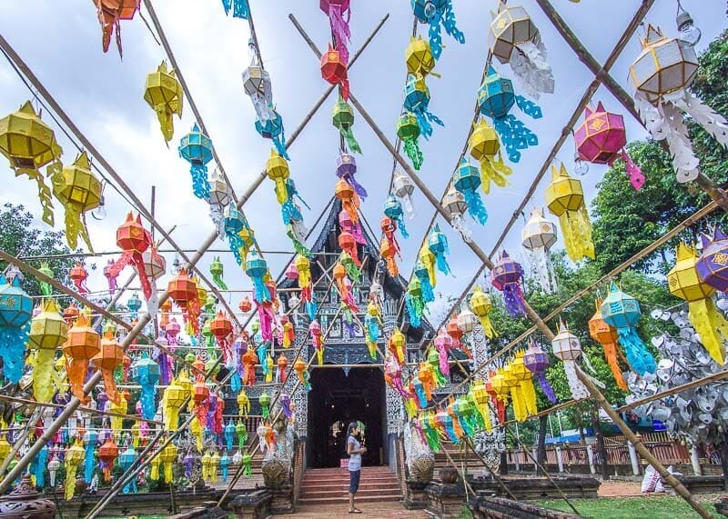 Fete lanternes à Chiang Mai