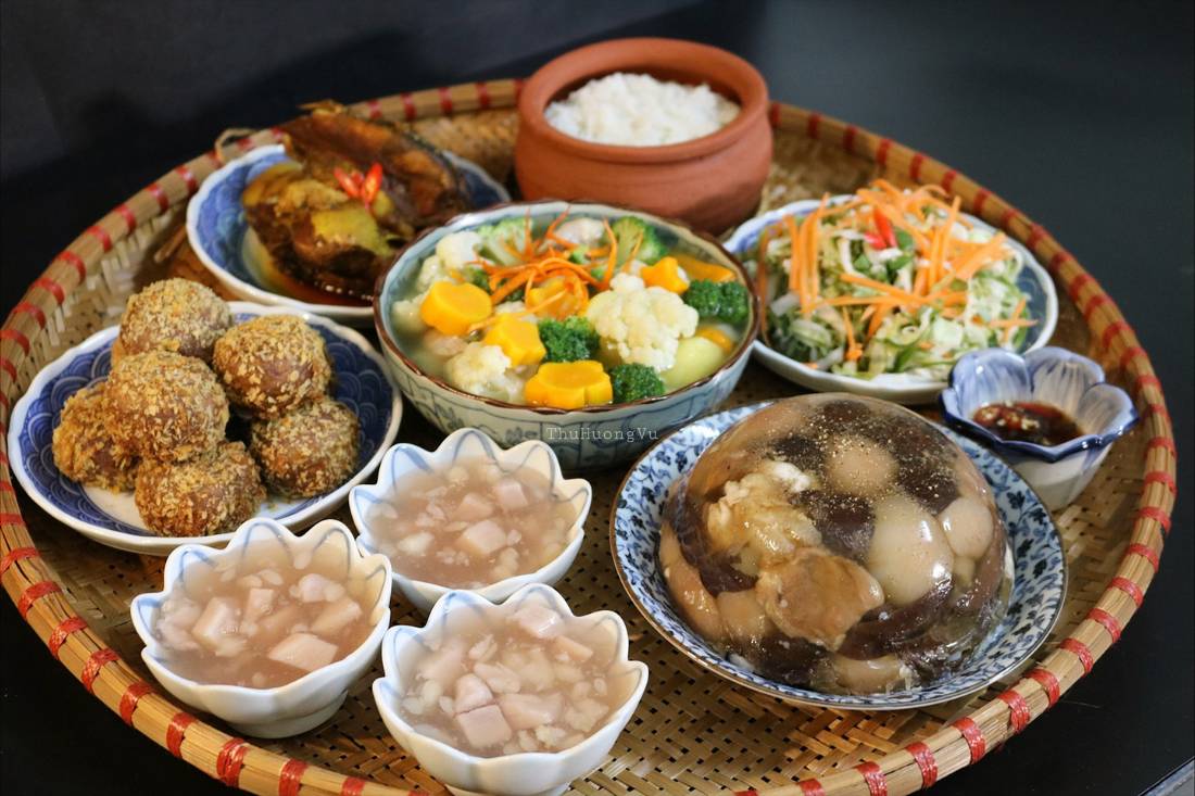 repas du tet vietnamien