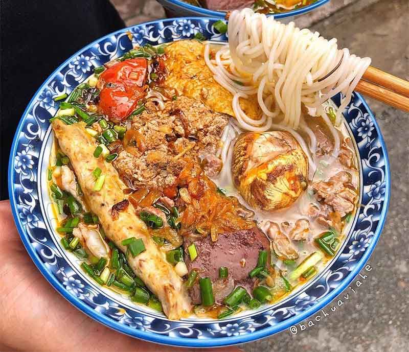 Bun rieu à Hanoi