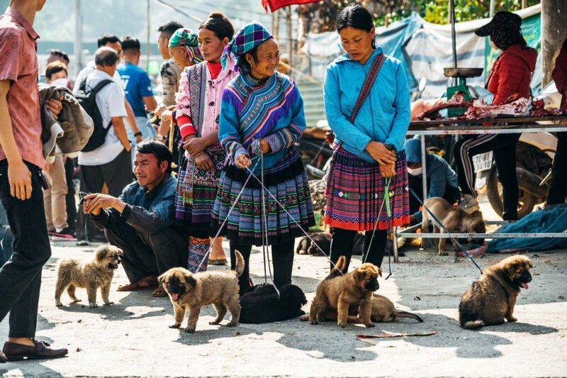 le marché de Bac Ha