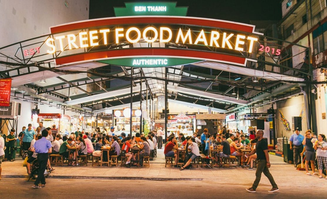 marché de nuit au Vietnam