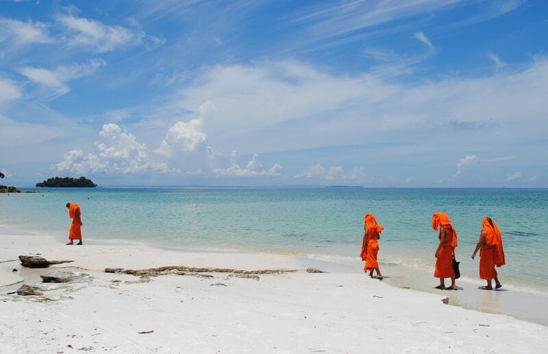 île paradisiaque au cambodge