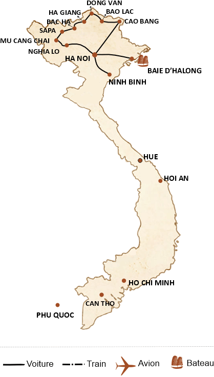 circuit de 15 jours dans le Nord du Vietnam