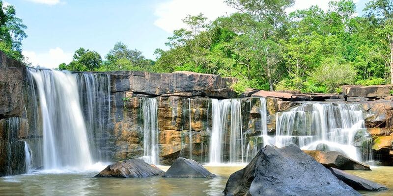 Thailande, Chaiyaphum, Tad Ton, chaleur extrême