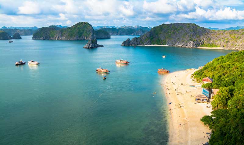 plage baie bai tu long