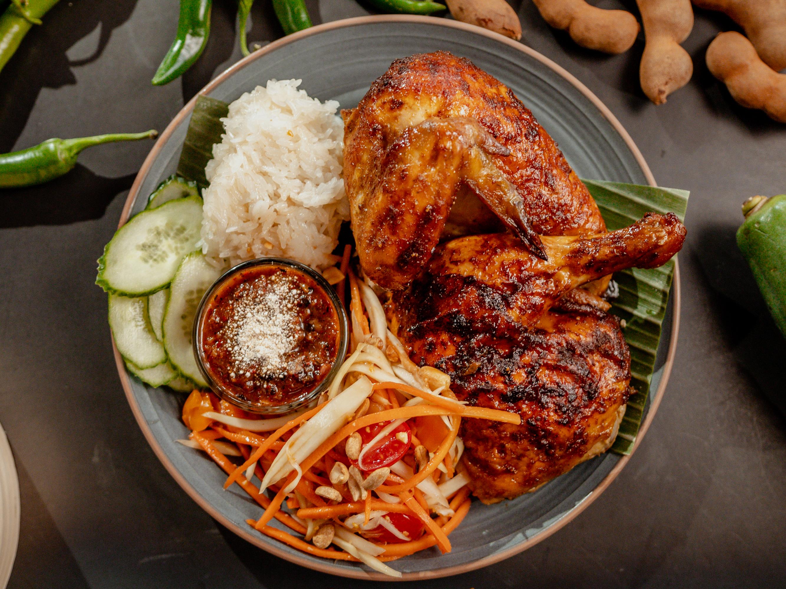 Gai Yang (poulet grillé au BBQ) 