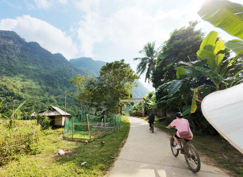 faire du velo a puluong