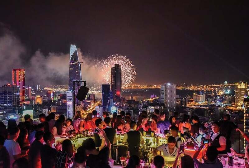 Ho Chi Minh, rooftop, vie nocturne