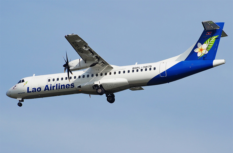 se rendre au laos en avion