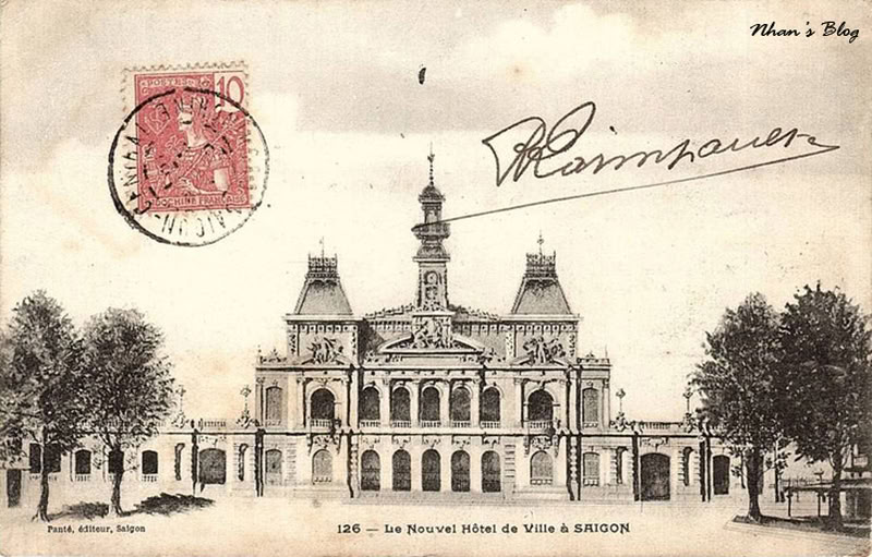 L'ancien Hôtel de Ville de Saïgon,