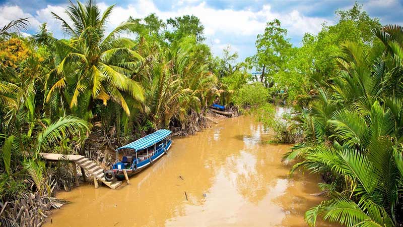 Con Phung (l''îlot Phoenix) dans la province de Ben Tre