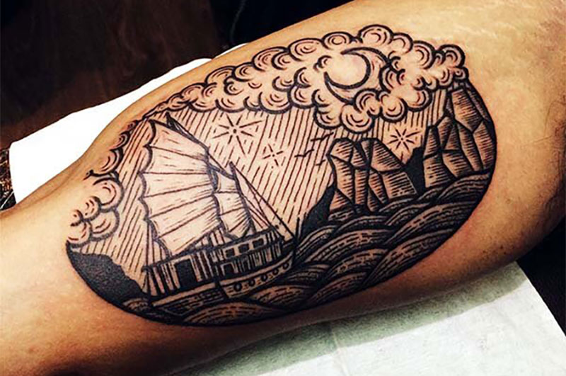tatouage de la baie d''halong