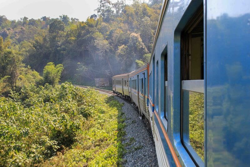 Train de Bangkok à Chiang Rai