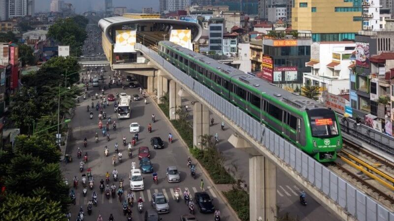 tramway à hanoi