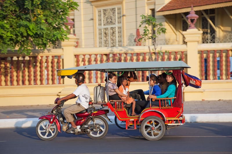 tuk tuk cambodge