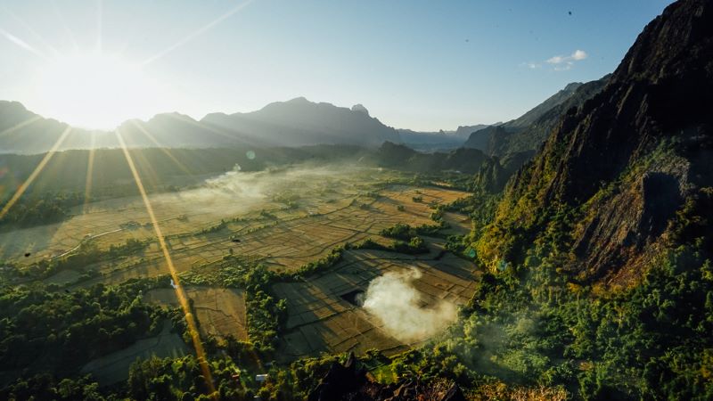 Majestueux paysage de Pha Ngern, une mémoire éternelle