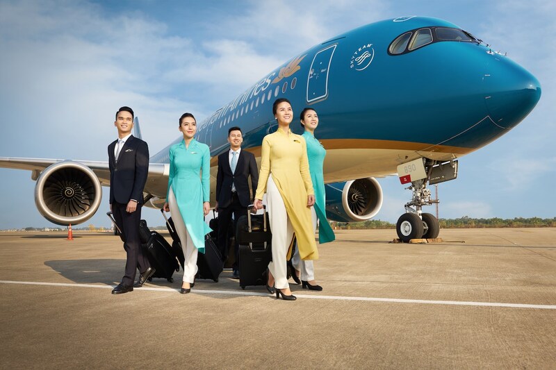 Vietnam Airlines (compagnie aérienne la plus connue au Vietnam)