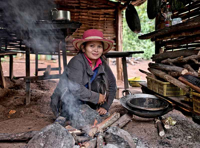 Rencontrer des familles ethniques Phnong