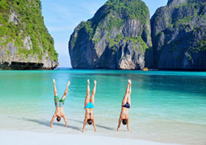 Excursions à Koh Phi Phi, avec sa plage de Maya Bay