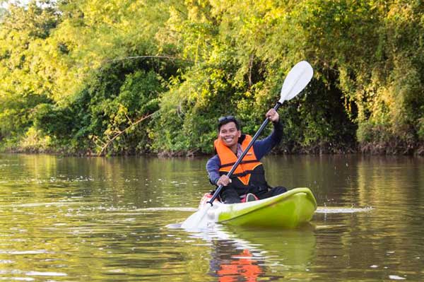 Balade en kayak à la rivière Stung Sangke