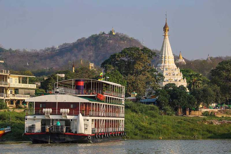 Excursion en bateau sur la rivière d’Irrawaddy
