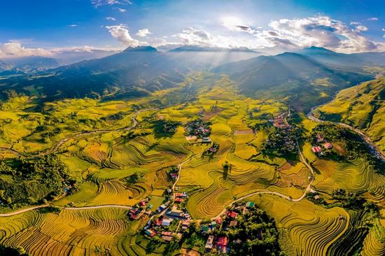 Les rizières en terrasses, emblème de la beauté au nord du Vietnam