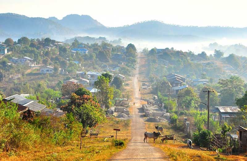 Trek vers le lac Inle