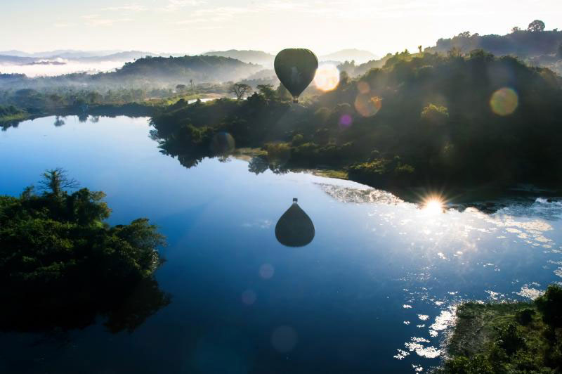 Vol en montgolfière