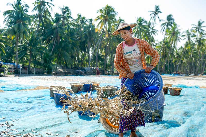 Village de pêcheurs de Jade Taw