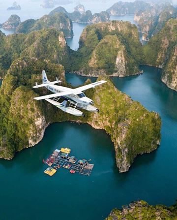 La Baie dHalong en hydravion, une expérience extraordinaire à vivre