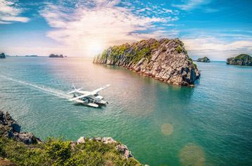 La Baie dHalong en hydravion, une expérience extraordinaire à vivre