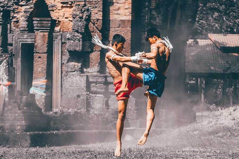 Muay Thai en Action à Bangkok, Thaïlande