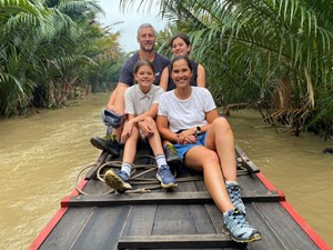 Balade en barque à Ben Tre