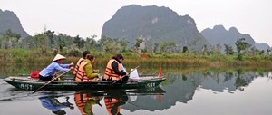 Balade en barque à Ninh Binh