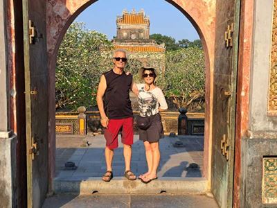 À la cité impériale de Hué (au centre du Vietnam)