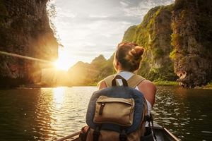 Balade en barque à Tam Coc