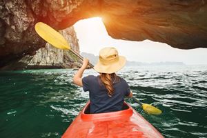 Balade en kayak dans la baie de Lan Ha