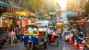 Une scène de vie à Bangkok