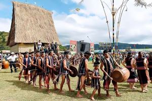 Festival de gongs, Tay Nguyen, Vietnam