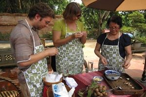 Cours culinaire à Moon Garden