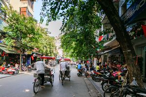 Balade en cyclo pousse à Hanoi
