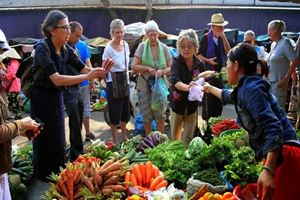 Faire la course pour cours de cuisine