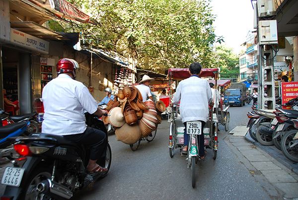 Le vieux quartier d'Hanoi