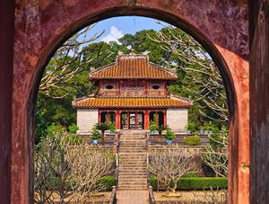 Le mauselée du rois Minh Mang à Hue