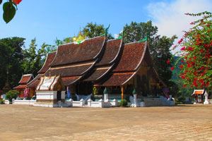 Le temple Wat Xieng Thong à Luang Prabang